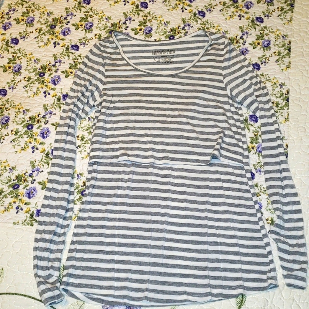 Latched Mama Long sleeve Nursing tee